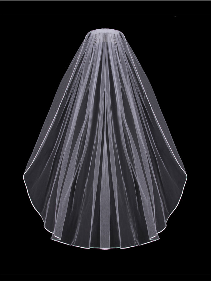 SINGLE TIER BRIDAL VEIL | V01SW