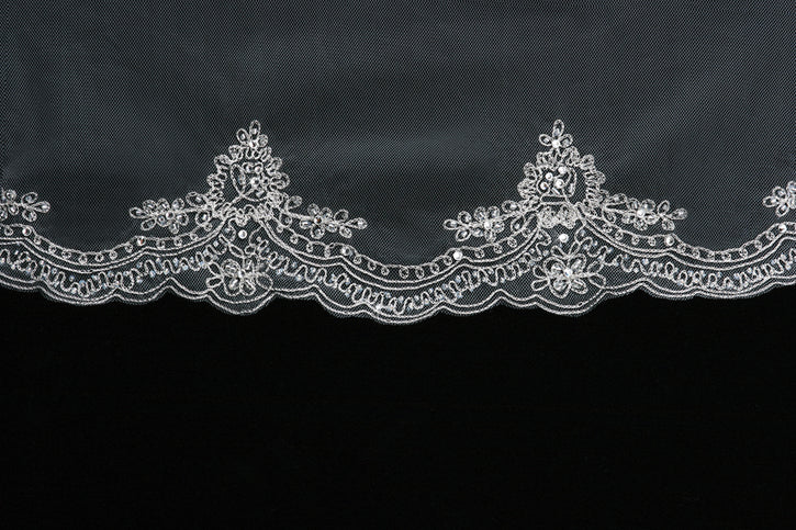 SINGLE TIER BRIDAL VEIL | V1494SW